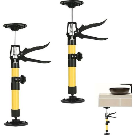 2 piezas soporte de techo,soporte de montaje,soporte de una mano,soporte telescópico,extensible de 30 a 59 cm,capacidad de carga de 50 kg (1/5)