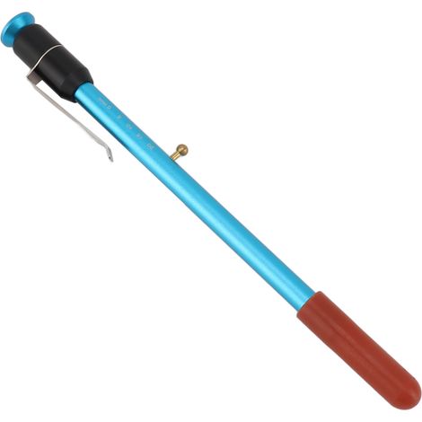 Jauge de mesure épaisseur plaquettes de frein 0-25mm, outil de contrôle profondeur pneu 0-15mm, stylo bleu, testeur auto, instrument de diagnostic véhicule (1/5)