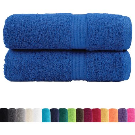 Serviettes de toilette premium SOLUND 2 pièces Bleu 30 x 30 cm 600 g/m²
