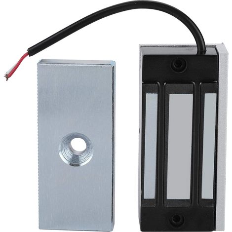 Serrure électromagnétique 60Kg tension DC 24V avec circuit d'absorption de surtension pour serrure de porte de sécurité (1/5)