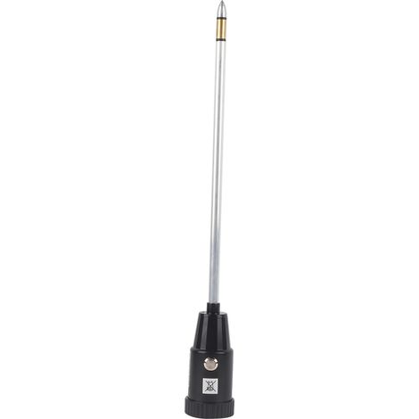 Hochpräziser Boden-pH- und Feuchtigkeitsmesser, batterielos, 30 cm wasserdichte Metallelektrode, Hydrokultur-Pflanzenanalysator, Wasserqualitätstester, Garten, 5–50 °C, Modell SM-Tester Dual
