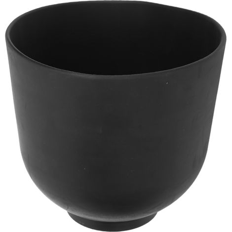 Bol mélangeur en silicone noir uni pour masques faciaux (DIY), outil de beauté cosmétique. (1/5)