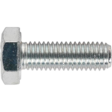 Sealey HT Setscrew M10 x 30mm 8.8 Zinc Pack of 25 SS1030