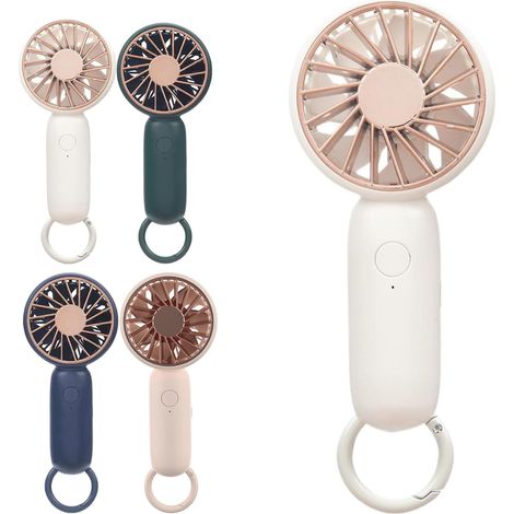 ventilateur USB portable avec mousqueton de poche à 3 vitesses (1/5)