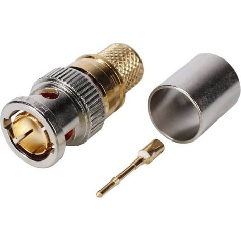 Hicon BNC1.6/7.3HD Connecteur BNC mâle, droit 75 Ω 1 pc(s) (1/2)