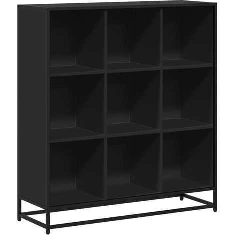 Maison Exclusive - Bücherregal Schwarz 97,5x33x107,5 cm Holzwerks