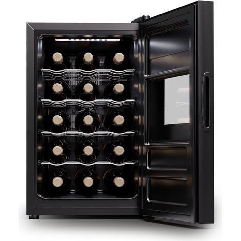 Klarstein Silent Vino 15 Uno Nevera par vino 39 L / 15 botellas 5-18 °C Touch