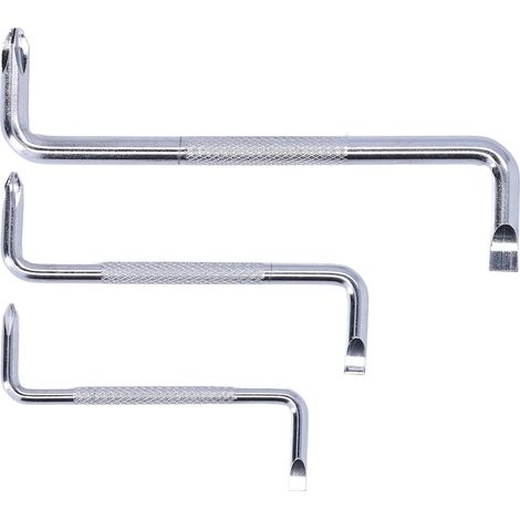 Tournevis coudé 90° à double tête, lot de 3, manche court en Z, pour réparation maison, ordinateur et vélo (1/5)