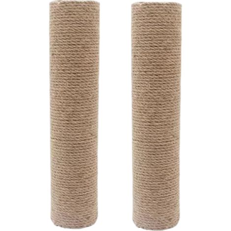 2 pièces de rechange pour rasoir de chat en sisal résistant, accessoires pour arbre pour chats intérieurs et remplacement (1/5)