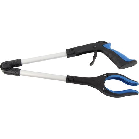 Pince de préhension, outil de préhension à poignée robuste, embout magnétique, bras extensible pliable, aide au ramassage pour personnes âgées (1/5)