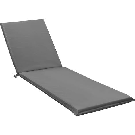 Coussin de Chaise Longue, Mousse Haute Densité, Matériau Résistant à l'Eau, A (1/2)