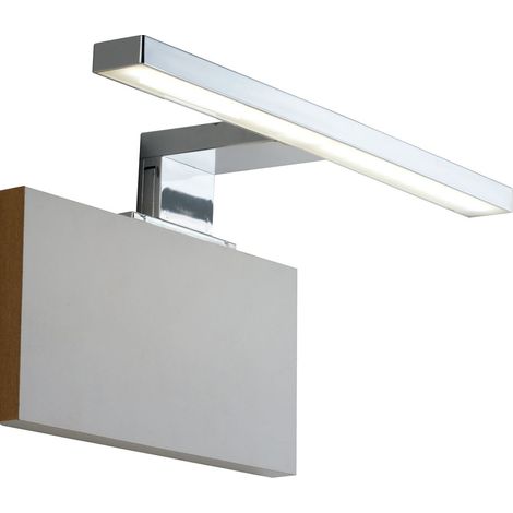 "Applique da bagno LED SACS in metallo cromato 4.5W 4000K (luce naturale)" (1/2)