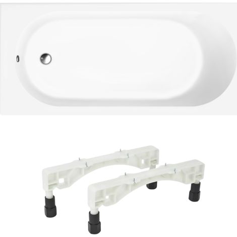 Villeroy & Boch – Baignoire droite 170 x 75 cm – Acrylique blanc – Forme rectangulaire – Vidage latéral – Pieds réglables 130-180 mm