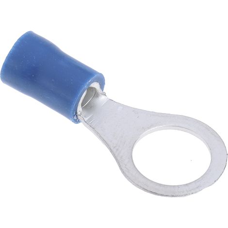 Cosses à œillet RS PRO, Isolé, Bleu, 2.5mm², M8, 12mm (1/3)