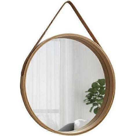 Miroir mural rond de 30 cm pour salle de bain et toilettes - Miroir cosmétique couleur boule (1/3)