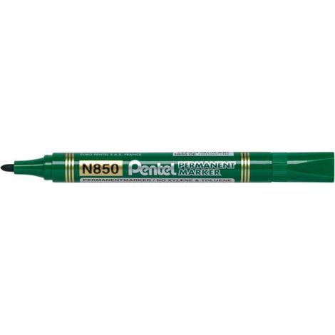 Pentel N850 marcatore permanente Verde 12 pz (1/3)