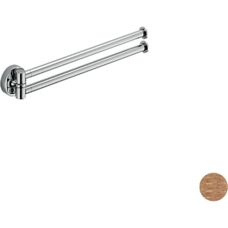 COLOMBO DESIGN Plus porta salviette doppio 34,5 vintage satinato codice prod: W49130VM (1/2)