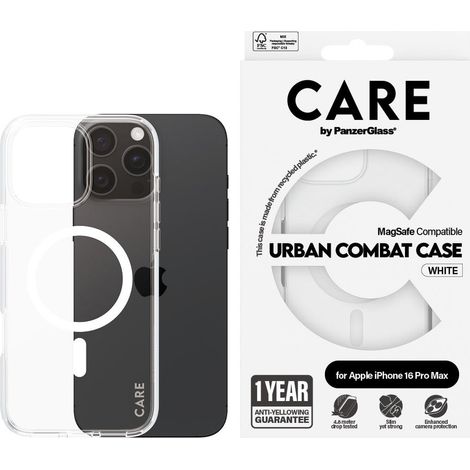 CARE Case Flagship White MagSAFE iPhone 16 Pro Max