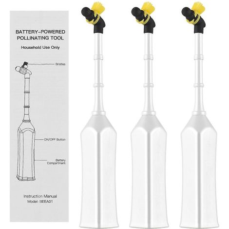 Elektrischer Bienen-Gemüsebestäuber, batteriebetrieben, handliches Bestäubungsgerät, Ein-Klick-Bedienung