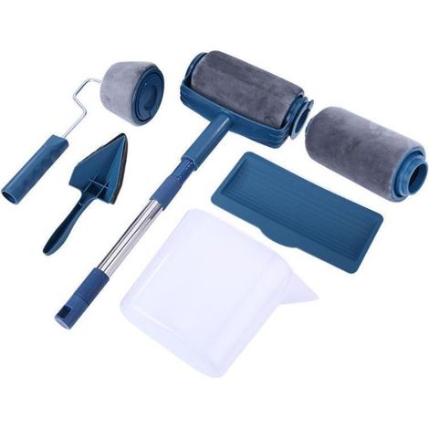 Sponge TV Product Brossing Artefact Self -SUCTION Drum Tile télescopique 7 - Pierre peinture à rouleau de peinture (1/5)