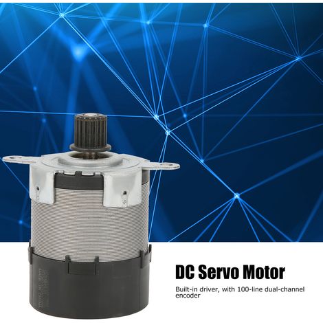 servomoteur CC miniature sans balais avec encodeur double canal 100 lignes 24 V (1/5)