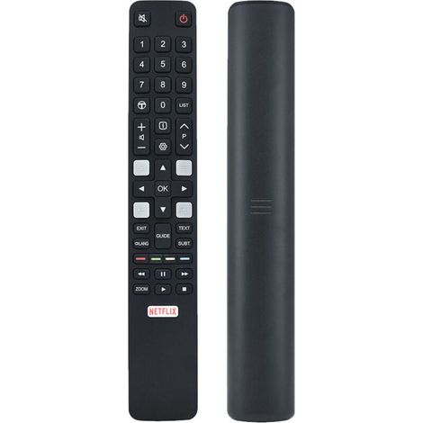 Universal remote control for TCL TVs – Model RC802N, compatible with TCL Smart TVs, official replacement, black