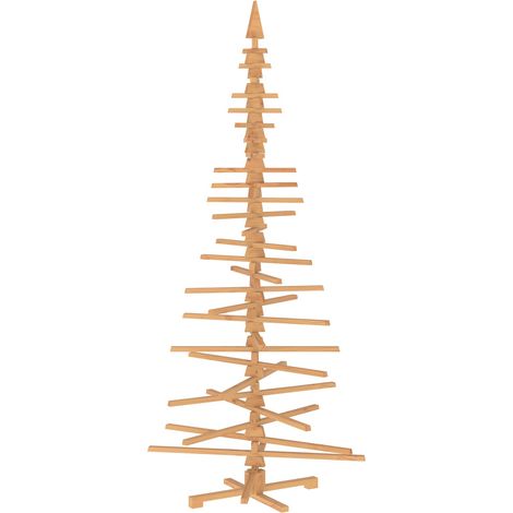 Holz Weihnachtsbaum KOTKA 240 cm Massives Kiefernholz vidaXL (1/5)