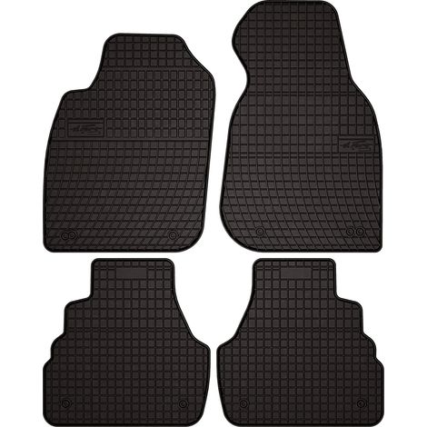 Gummifußmatten für Audi A6 C5 Avant, Kombi, Limousine, Quattro, Allroad (1997–2005) – schwarz, passgenau