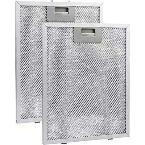 2 Pièces Filtres de Hotte Cuisine Filtre D'Aération D'Extracteur en Métallique 320X260mm Hottes à Graisse Cuisinière