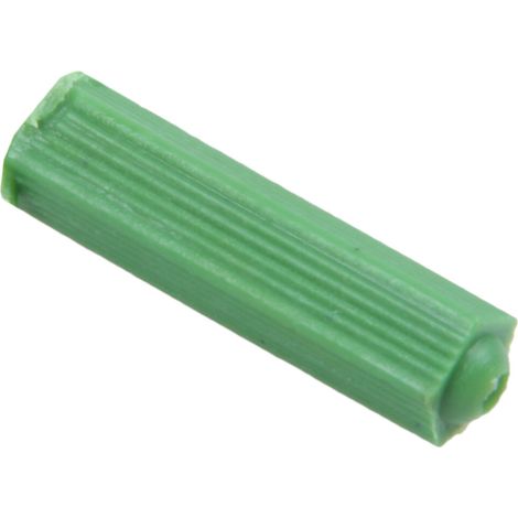 500 chevilles ancrage mural vertes 6x27mm fixation vis maçonnerie (1/5)