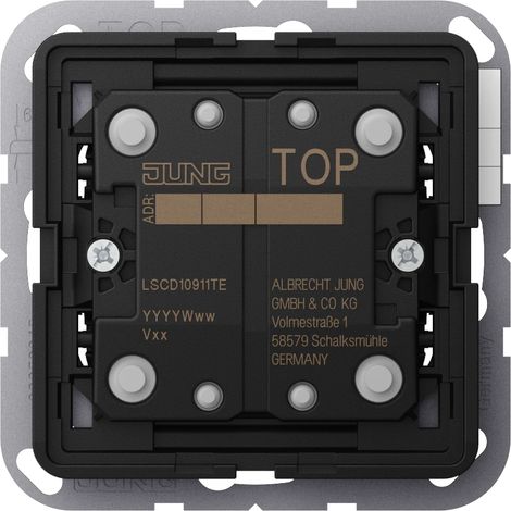 Jung Estensione pulsante KNX, 1 posto, F10, Serie CD/LS LS CD 1091 1TE