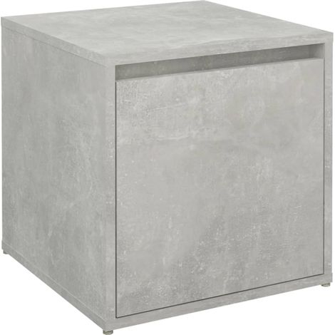 Maison Exclusive - Cassetto Contenitore Grigio Cemento 40,5x40x40 cm in Legno