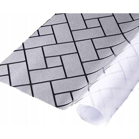 Buntglasfensterfolie, 44,5 x 300 cm, statisch, UV-selbstklebend, Furnier