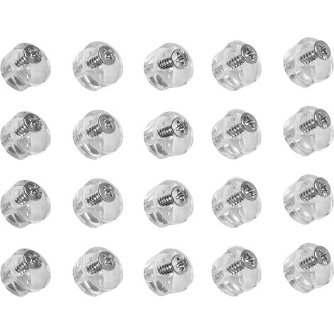 für Schranktüren und Spiegel 20 teiliges Set 13 mm