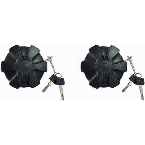 Lot de 2 bouchons de réservoir de rechange compatibles avec les réservoirs d'huile des camions Mercedes-Benz et MAN (références : A0004706605, A0004707905, 2104827, 81122106027). (1/5)