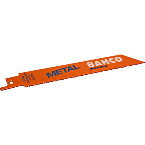 Bahco Sandflex Bimetall-Säbelsägeblätter-Satz für Metall 18 ZpZ, 150 mm - 100 Stk/Verpackung