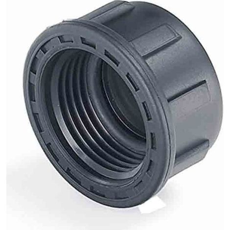 Tapón para Colector de riego 1'' hembra, impide el paso de agua en la creación de colectores para electroválvulas de riego
