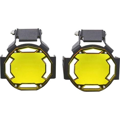Phare Protection pour phares supplémentaires OEM pour BMW QL12 Protège Feux jaune (1/3)