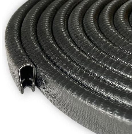 Protection portière voiture 5m - Nosheir - Joint caoutchouc en U, serrage 1-2mm (1/5)
