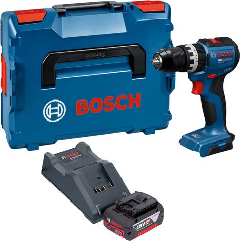 Perceuse-visseuse à percussion sans fil Bosch GSB 18V-52 Professional 18 V 70 Nm sans balais + 1 batterie 4,0 Ah + chargeur + L-Boxx (1/5)