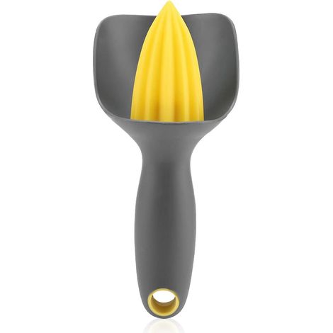 Mini-ergonomische, tragbare Zitronenpresse für Küchenutensilien (schwarz) (1/5)