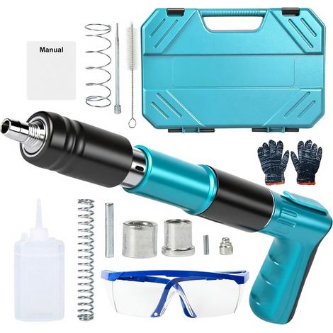 Pistolet à Clous Manuel avec 5 Niveaux de Réglable, Ongles Non Inclus (1/5)