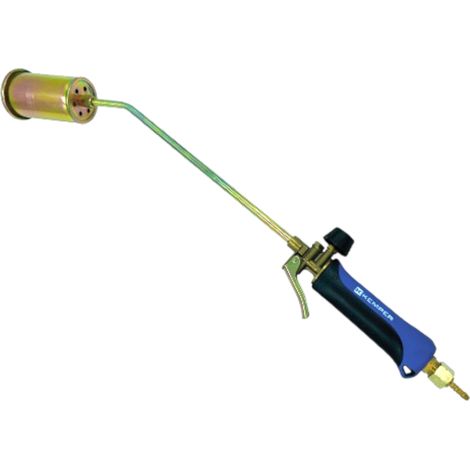 Cannello bruciatore a leva con fiamma pilota e beccuccio Ø6 cm Kemper D.60