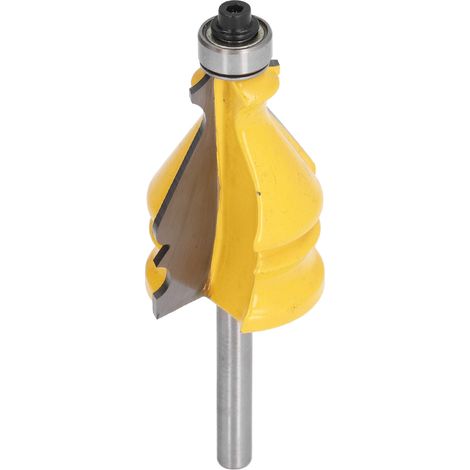 Fraise à queue de 6,35 mm (1/4 pouce) pour ligne de formage de cadres, fraise à mouler, outils pour le travail du bois CNC