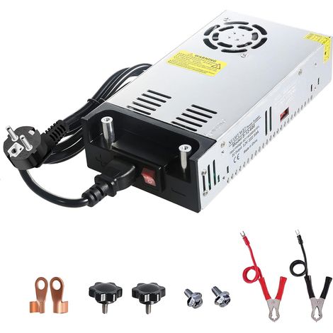 DC 12V 50A 600W Alimentation Transformateur 220V CA à 12V CC Convertisseur Alimentation pour Driver LED Moteur Pompe Caméra Sécurité CCTV Voiture Stéréo Imprimante 3D autres appareils (1/5)