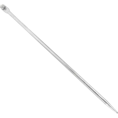Tige de terre en fer galvanisé Ø 1 × 500 mm Trou unique Parafoudre Piquet de terre Installation facile pour antennes paraboliques (1/5)