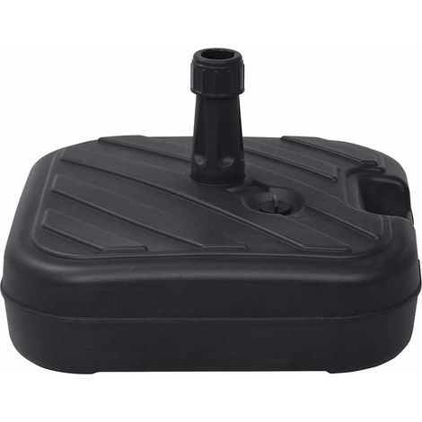 vidaXL Base per Ombrellone Riempibile con Sabbia/Acqua 24L Nera (1/5)