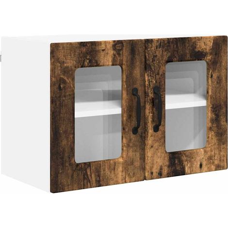 Meuble mural de cuisine,Armoire de cuisine avec étagère Chêne fumé 60 x 31 x 40 cm CFW23875 (1/5)