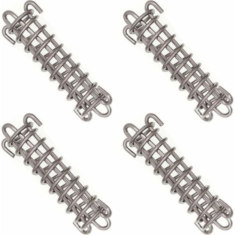 Fixations d'ombrage de Voile Tente Corde Résistante Ressort Trampoline 4 Pièces Métal Accessoires Ressorts pour Le Camping en Plein Air Randonnée Voyage Pique Nique Tente de Plage Auvent (1/5)