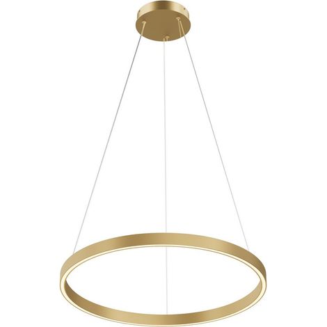 Maytoni Rim Suspension LED Rim en laiton, intensité variable, 3000-4000K